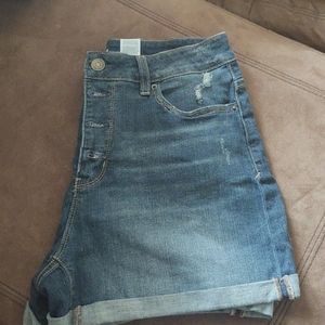 Denim shorts